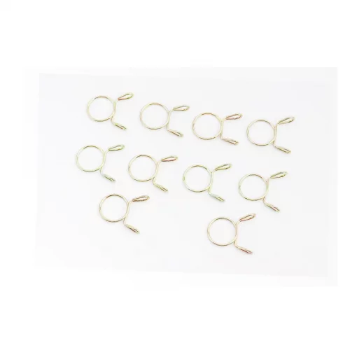 Затискач шланга паливного (хомут) 12мм, к-кт 10шт, Метизи, YQ-337806