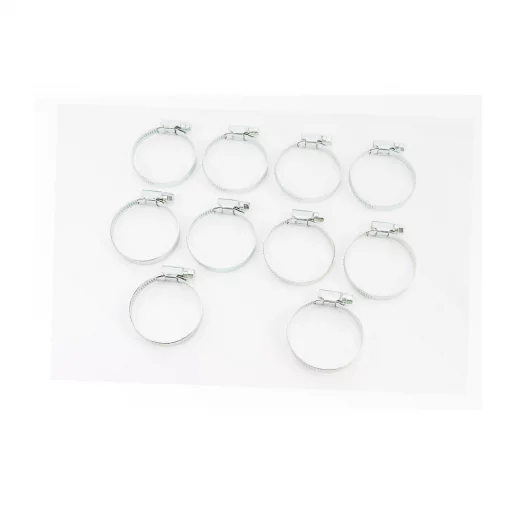 Хомут затяжной 32-50x9мм, к-кт 10шт DIN3017-1, Метизи, YQ-704083