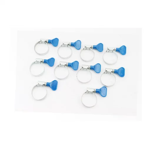 Хомут затяжной с ключом 20-32x9мм, к-кт 10шт, Метизи, YQ-704090