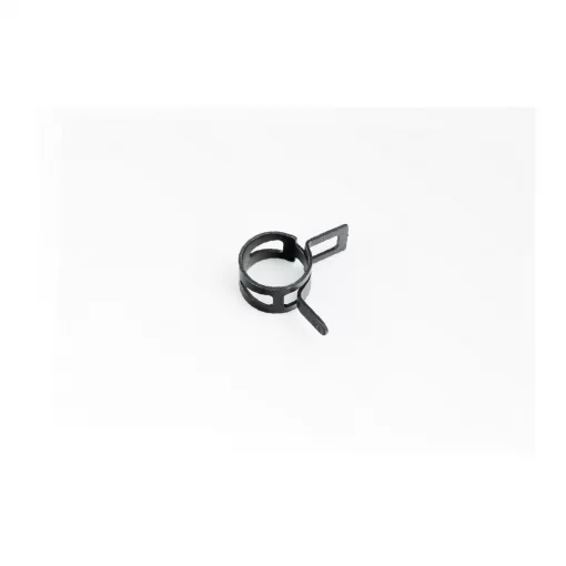 Хомут пружинний 15мм, чорний, Метизи, YQ-704115