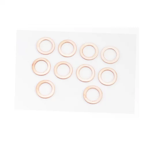 Шайба медная 12x18x1,5мм DIN7603A, к-кт 10шт, Метизи, YQ-704070