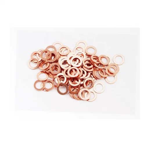 Шайба мідна 6x10x1мм DIN7603A, к-кт 100шт, Метизи, YQ-704064