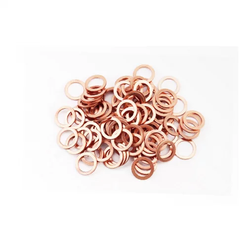 Шайба мідна 8x12x1мм DIN7603A, к-кт 100шт, Метизи, YQ-704065