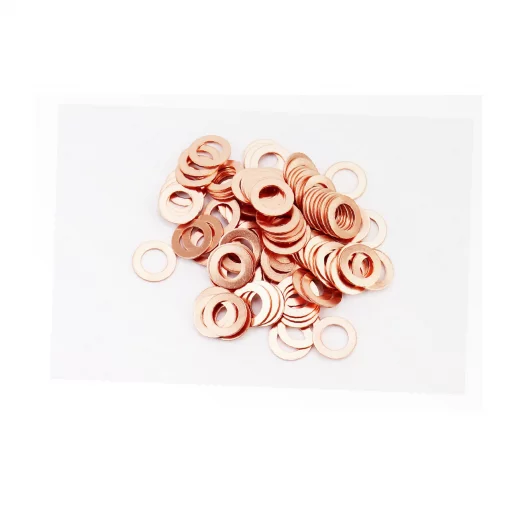 Шайба мідна 8x14x1мм DIN7603A, к-кт 100шт, Метизи, YQ-704066