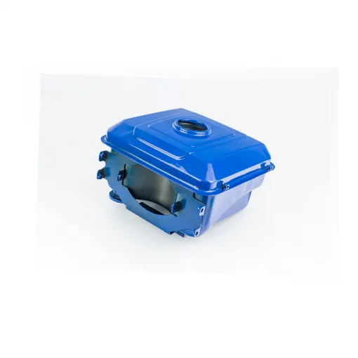 Бак топливный R195NM, 280x240x165мм, потайная горловина, отверстие под шланг топливный, синий, D190/195N, YQ-624154