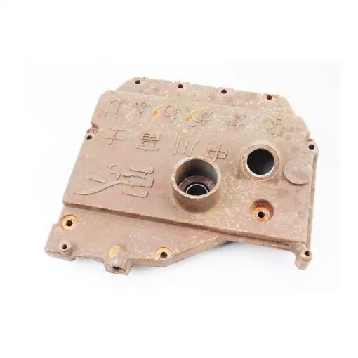 Кришка блока двигуна права (з боку заводного важіля), 9отв., чавун R190N/195NM тип 1, (можливий наліт), D190/195N, YQ-603263