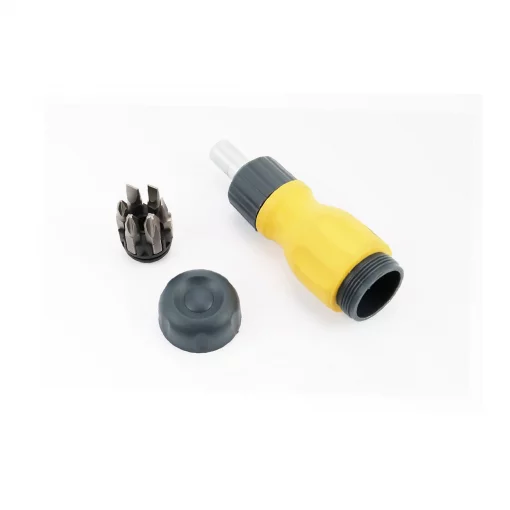 Отвёртка магнитная с реверсом 6 в 1 PH1-2-3/SL4-5-6 25мм (40-0517), Ручний інструмент, YQ-702006