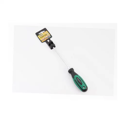 Викрутка магнітна шліцева HEX SL5x150мм, рукоятка з TPR покриттям (45-8515), Ручний інструмент, YQ-702049