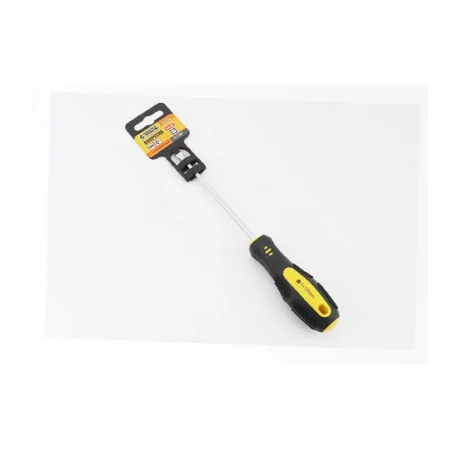 Викрутка магнітна шліцева SL5x125мм, рукоятка з TPR покриттям (48-5512), Ручний інструмент, YQ-702043