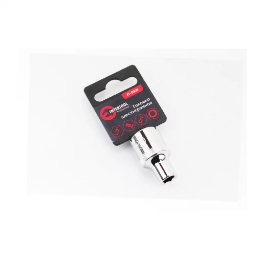 Головка торцева 6-гранна 1/2" 8х38мм CrV (ET-0008), Ручний інструмент, YQ-702124