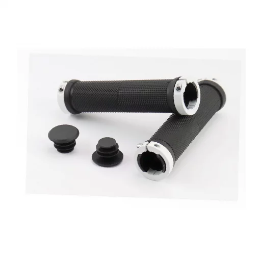 Ручки керма 130мм з затискачем Lock-On з двох сторін, чорно-білі FL-426, ВЕЛОЗАПЧАСТИНИ, YQ-406472