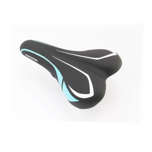 Сиденье MTB 240x140мм, чёрно-синее-белое BSK-901-В, ВЕЛОЗАПЧАСТИНИ, YQ-411883