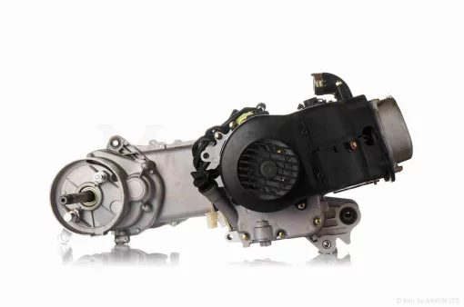 Двигун GY6 80cc 40cm, під два амортизатори +карбюратор, комутатор, котушка запалювання, QT-017001