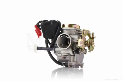 Двигун GY6 80cc 40cm, під два амортизатори +карбюратор, комутатор, котушка запалювання, QT-017001