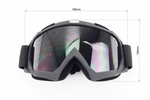 Окуляри кросові, чорні (затемненное стекло), FIX-210742