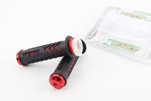 Рукоятка руля лев./пр. к-кт, черно-красные, FIX-210833