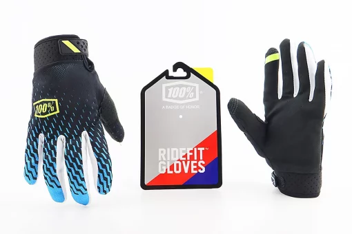 Перчатки L с силиконовыми вставками, чёрно-синие, FIX-211059