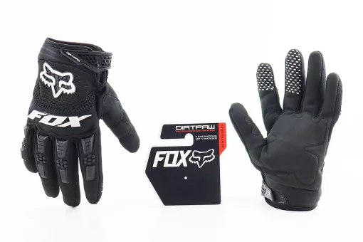 Перчатки мотоциклетные L-Чёрно-Белые, тип 1, FIX-211078