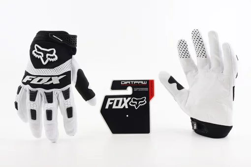 Перчатки мотоциклетные XL-Бело-чёрные, FIX-211084