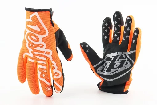 Перчатки L з силіконовими вставками, помаранчево-чорно-білі, FIX-211090