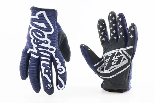 Перчатки L с силиконовыми вставками, сине-чёрные-белый, FIX-211093