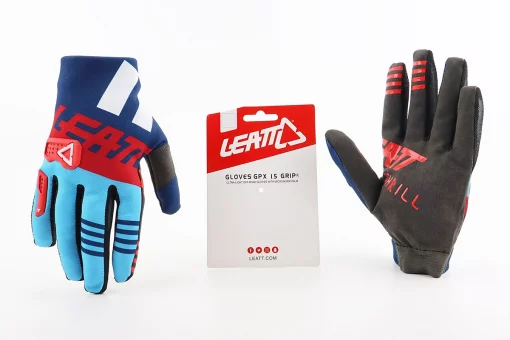 Перчатки мотоциклетные L-Чёрно-Красно-Синие, FIX-211094