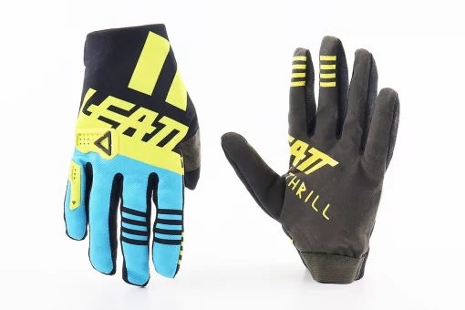 Перчатки мотоциклетные XL-Чёрно-Салатово-Синие, FIX-211099