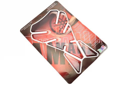 Наклейка защитная на бак топливный "YAMAHA", красно-черный, FIX-211149