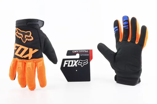 Перчатки мотоциклетные XL-Чёрно-Оранжевые, тип 3, FIX-211160