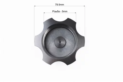 Крышка бака топливного "металл" + сапун, 110/125/140/150/160cc, черная, FIX-327116