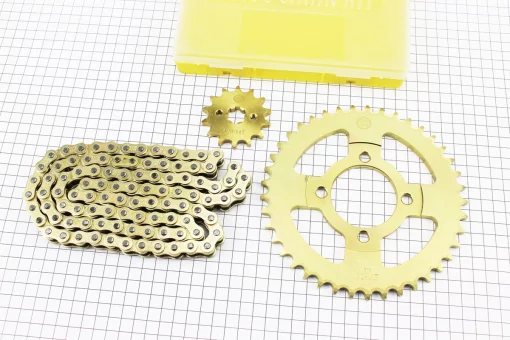 Звезды, цепь к-кт JH - 428H-98L+41T+14T (в коробке) "каленая, цепь SFR GOLD", FIX-338612