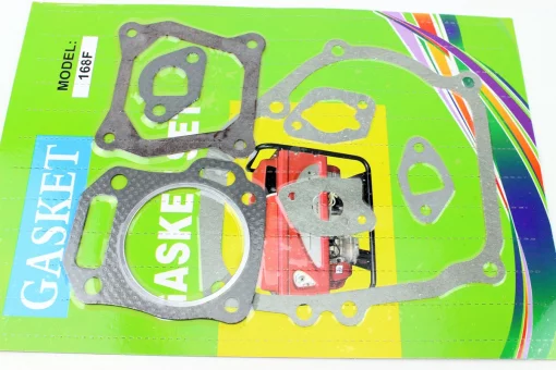 Прокладки двигателя 168F-68mm, к-кт 7 деталей, (паронит), Тип 2, FIX-601027