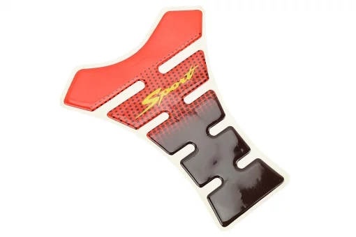 Наклейка защитная на бак топливный 'SPORT", красная, FIX-998216